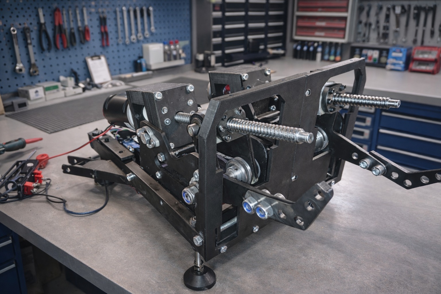 6DOF drive module under construction