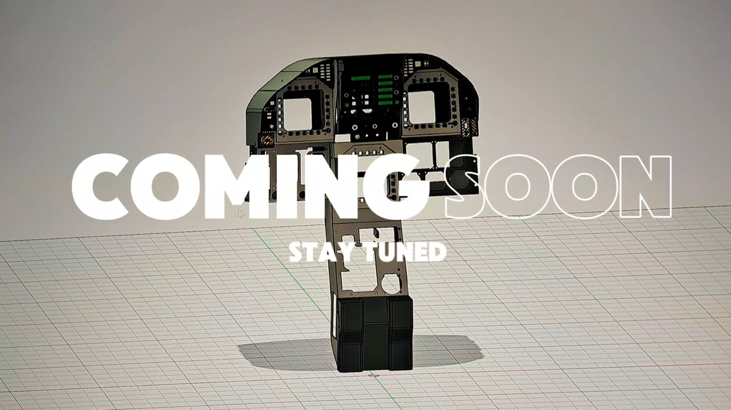 F/A-18 front panel CAD preview